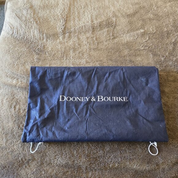 Dooney & Bourke Marine Blue Croco Embossed Zip Satchel & Wallet Set Leather Bag - Picture 11 of 16